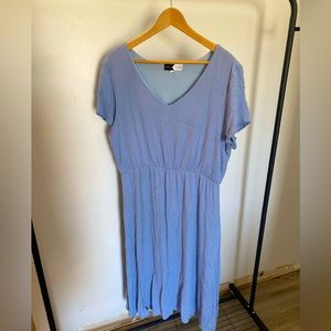 Piper and scoot dusty blue knee length dress